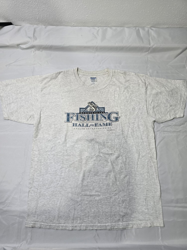 Size XL – Vintage 2003 Fishing Hall of Fame Angler Extraordinaire T-Shirt