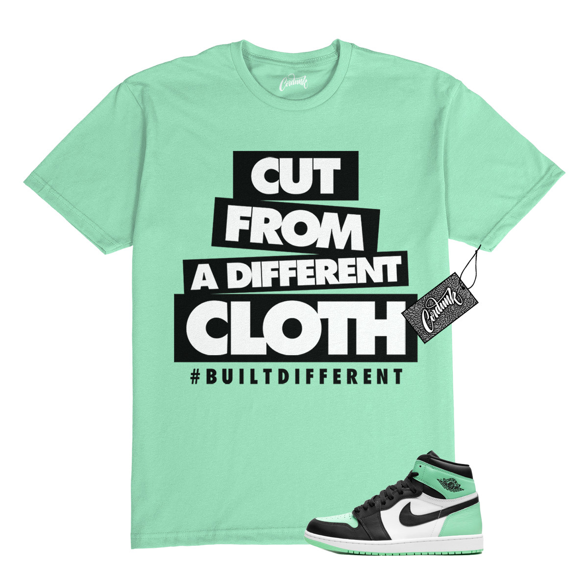1 Green Glow Mint White Black High T Shirt Match CLOTH gallery