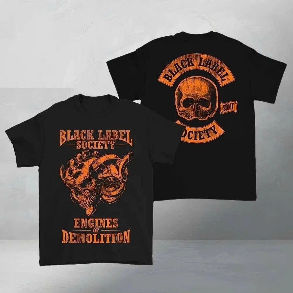 Vintage Engines Of Demolition Trendy Black Label Graphic 2Sides Unisex T-Shirt