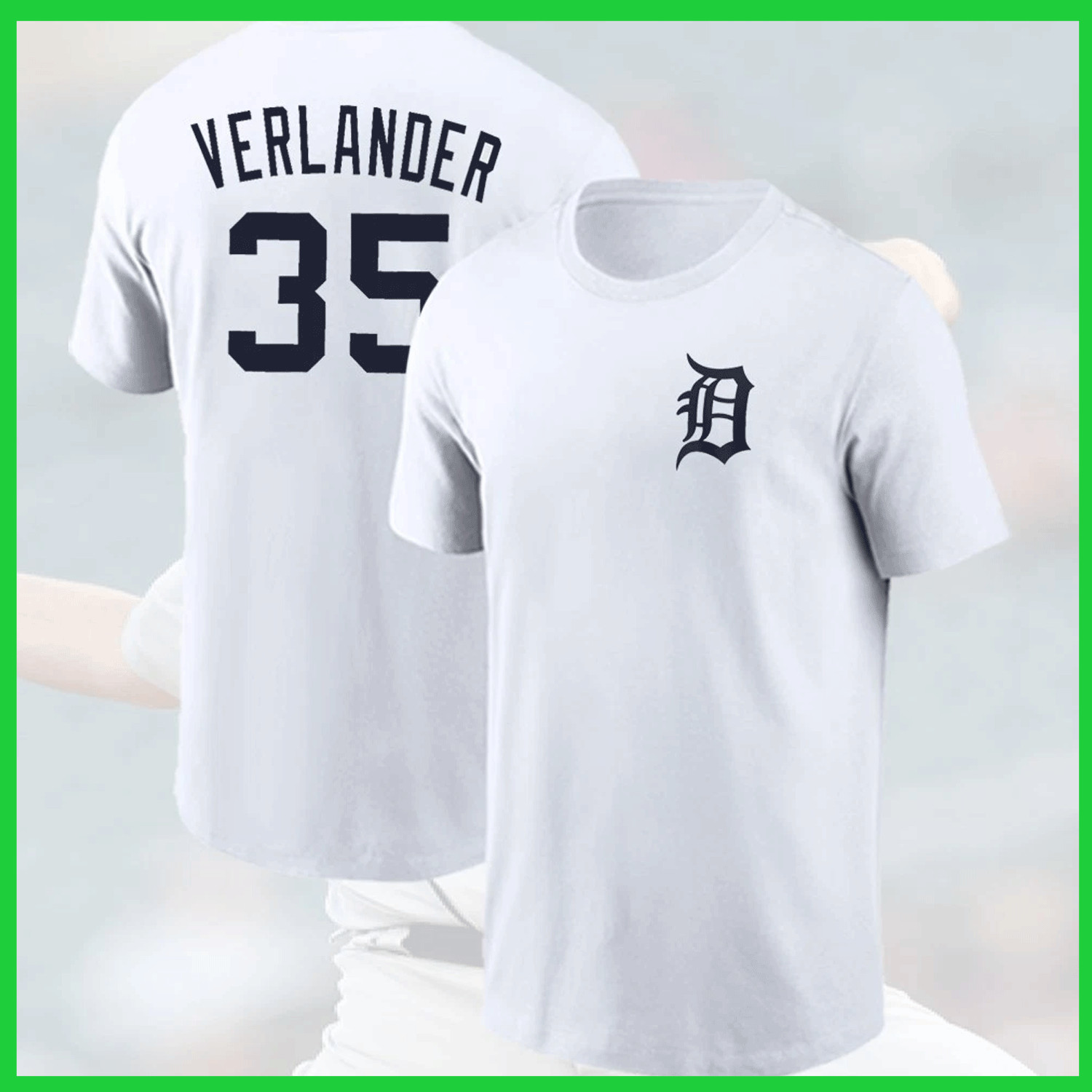 SALE Justin #35 Verlander Detr0it Team 2026 Name & Number Player Unisex T Shirt