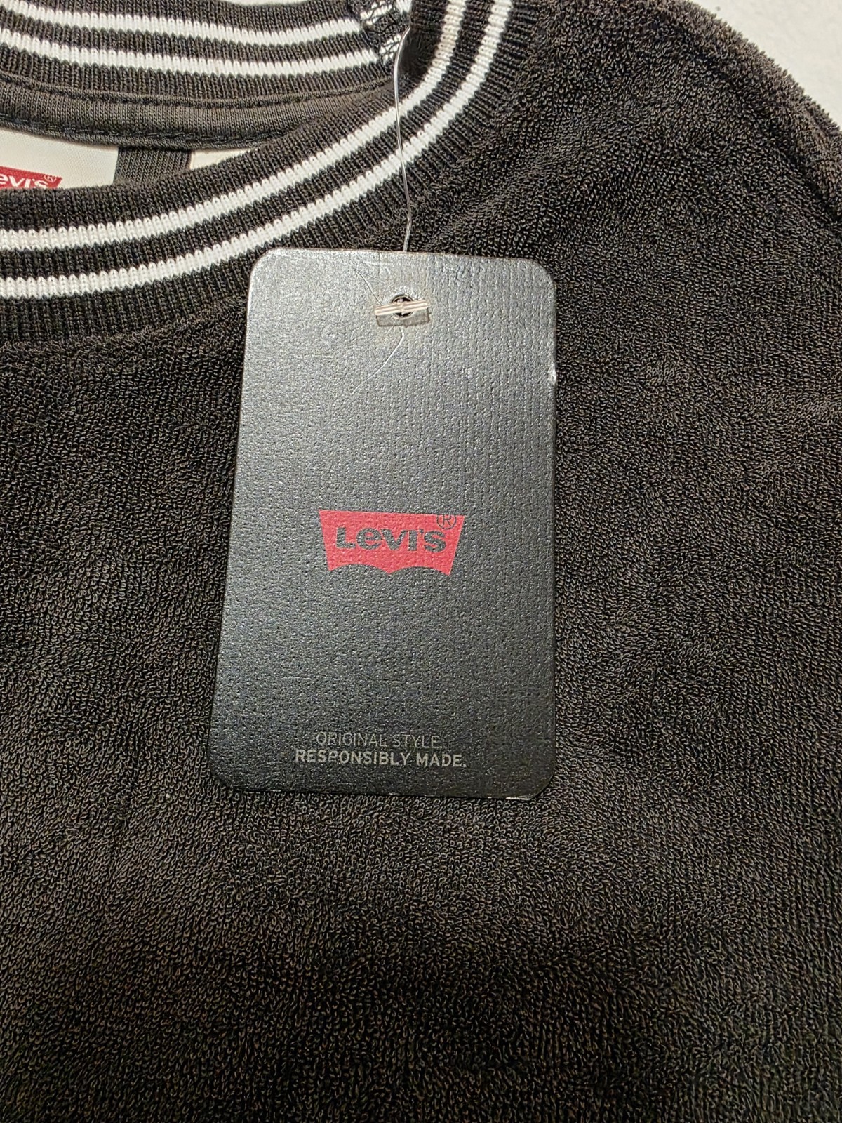 Levis Men's Pocket Towel Type Material Loose Fit T-shirt Size Small NWT gallery