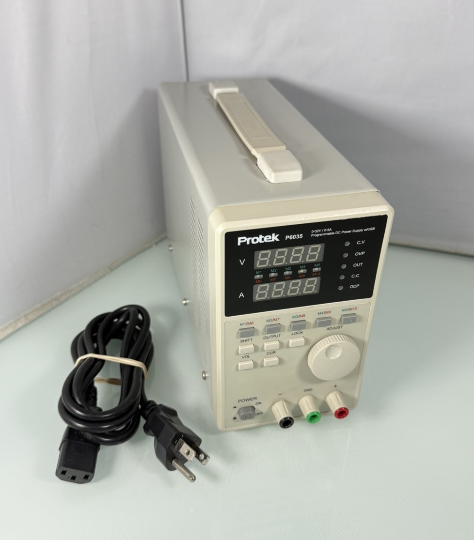 Protek P6035 Programmable DC Power Supply with USB Control Variable 0-32V / 0-5A