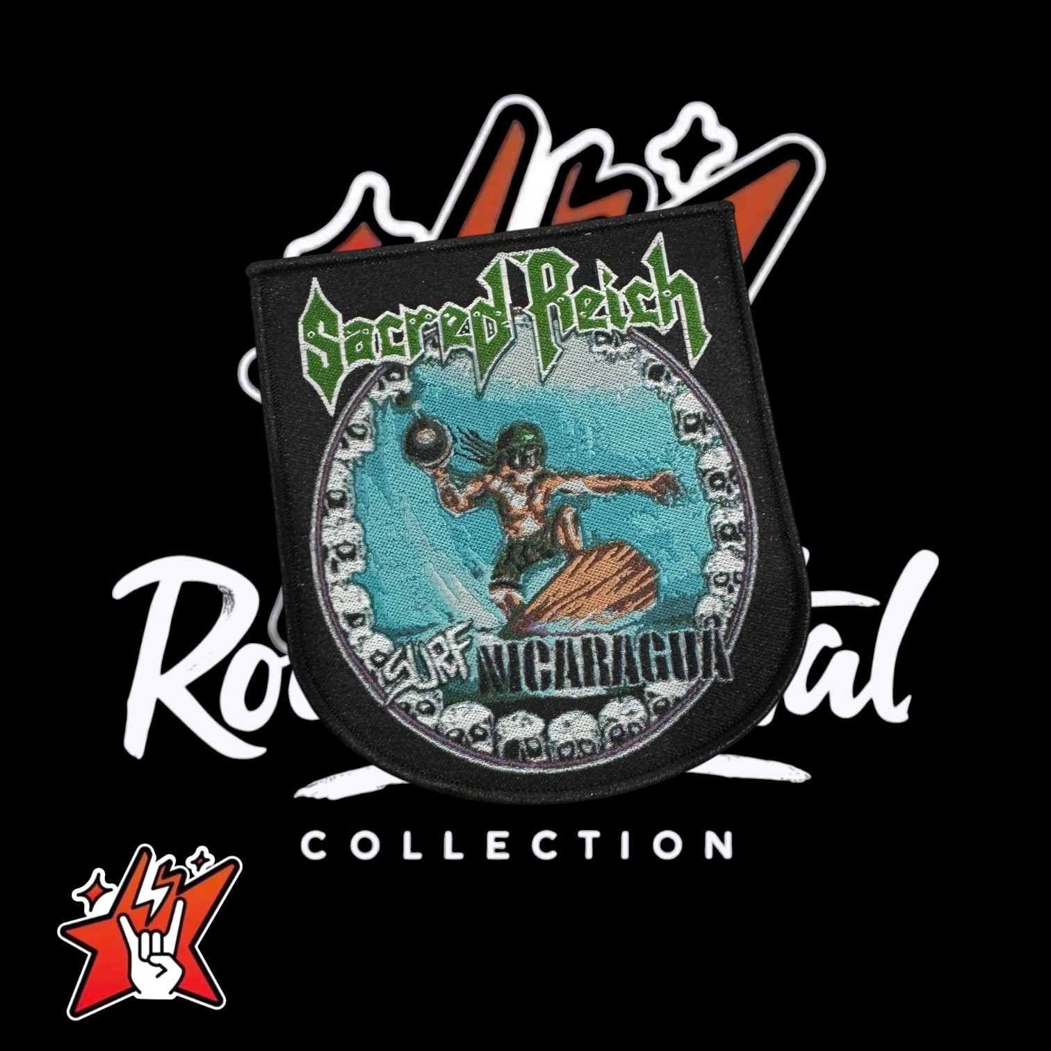 Sacred Reich Official Exclusiv Woven Patches Black Sabbath Judas Priest Slayer gallery