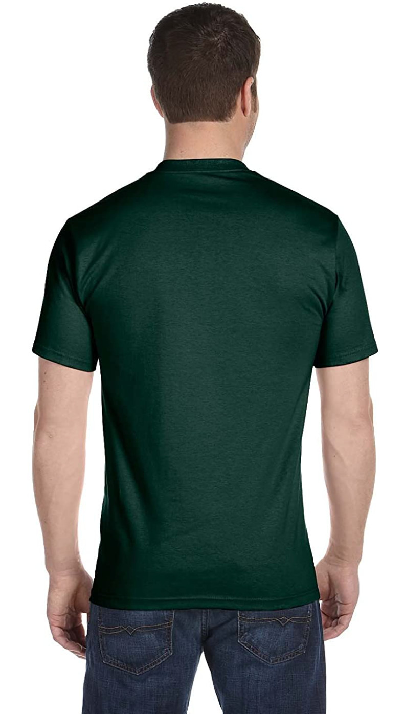 HANES Men's Beefy Heavyweight Short Sleeve T-Shirt/Tee O5180 Sz 3XL Forest Green gallery