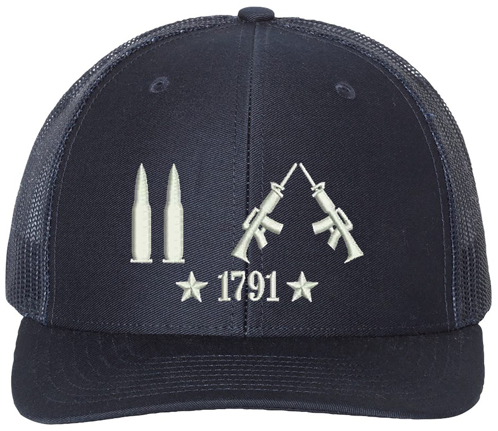 Only Bullets Guns 2A Richardson Embroidered One Size Fits All Trucker Hats gallery