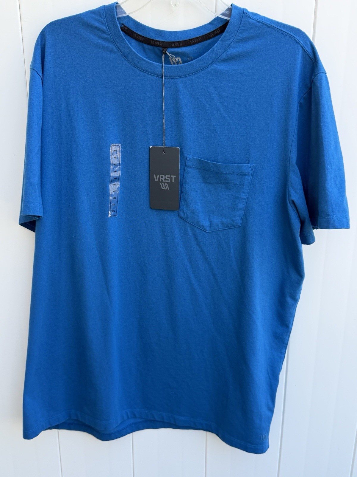 VRST Men's Essential Pocket Tee Short Sleeve T-Shirt Blue Tide New With Tags XXL gallery