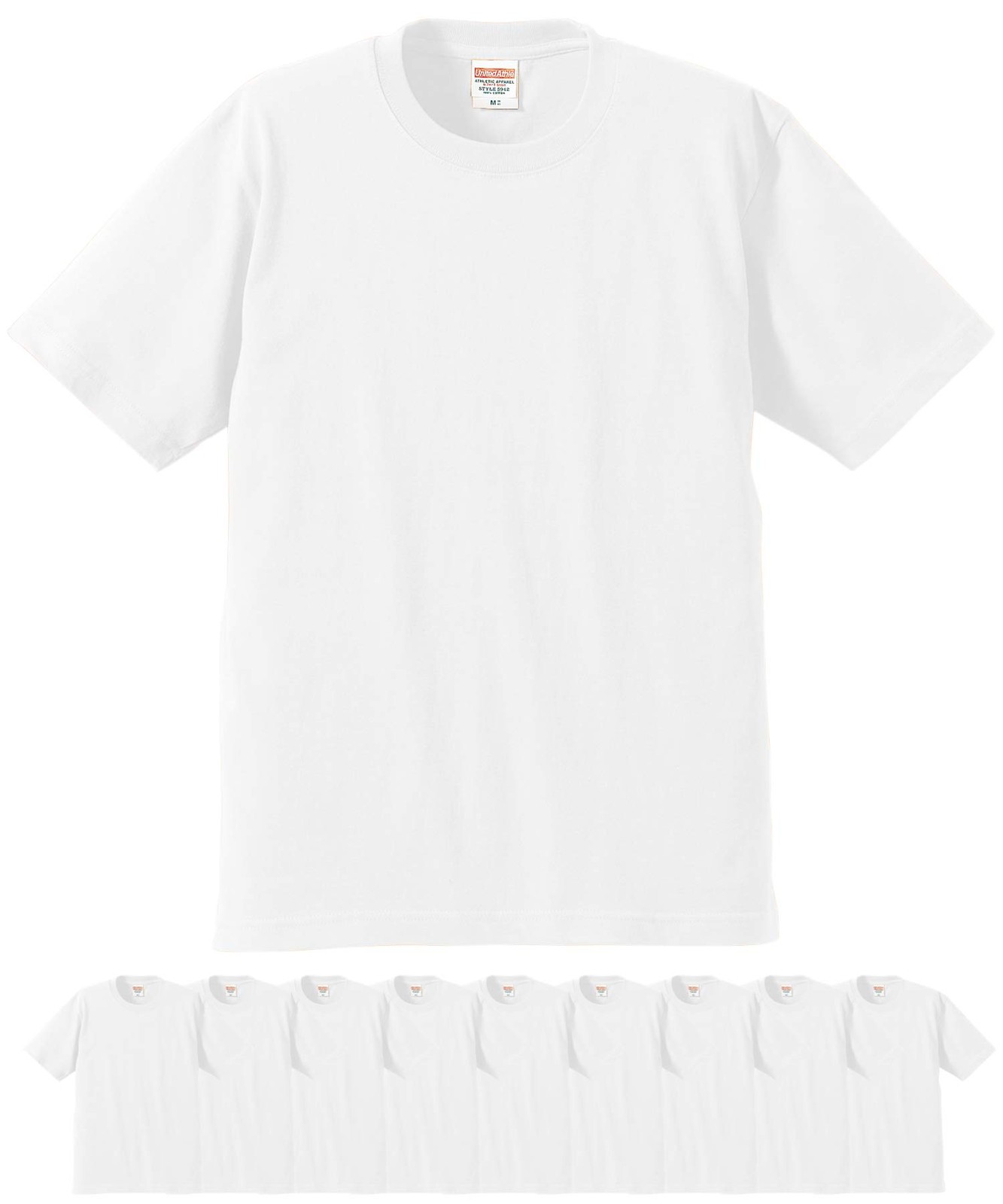 (United Athle) United Athle | 5942-01 6.2 oz Premium T-shirt 10-piece set Men’s