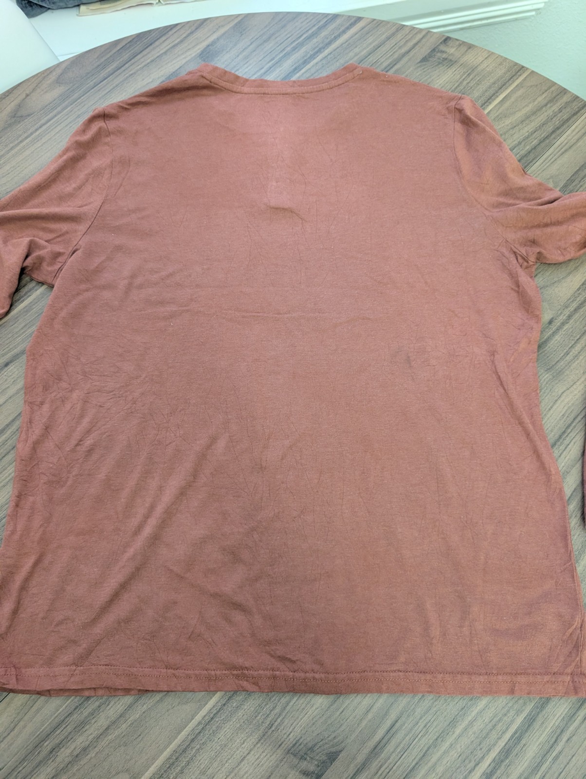 Free Fly Mens Medium Long Sleeve Henley Shirt Brown Rust Casual Outdoor Comfort gallery