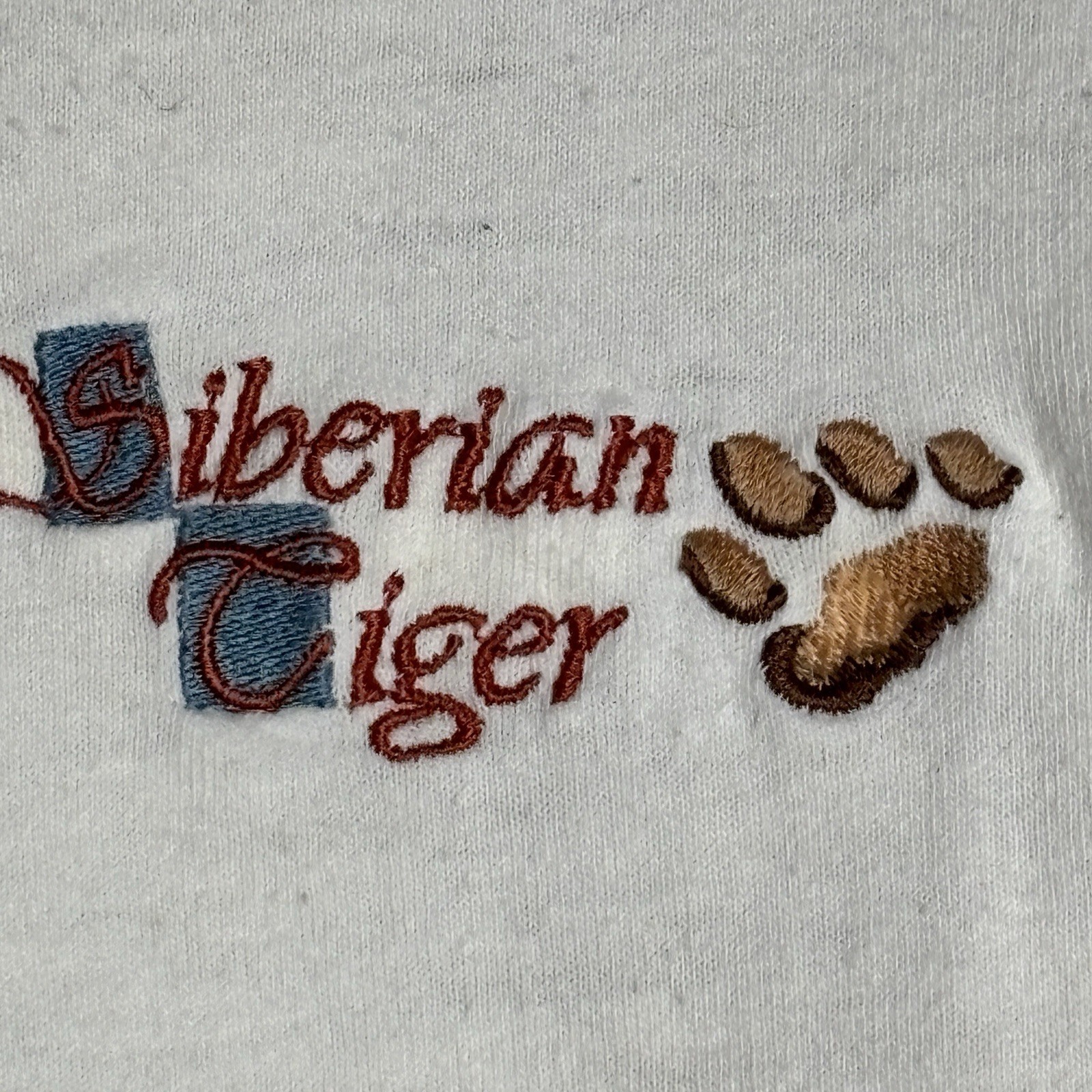 Vintage Siberian Tiger Mens Shirt Single Stitch Graphic Nature Art Hiker 90s gallery