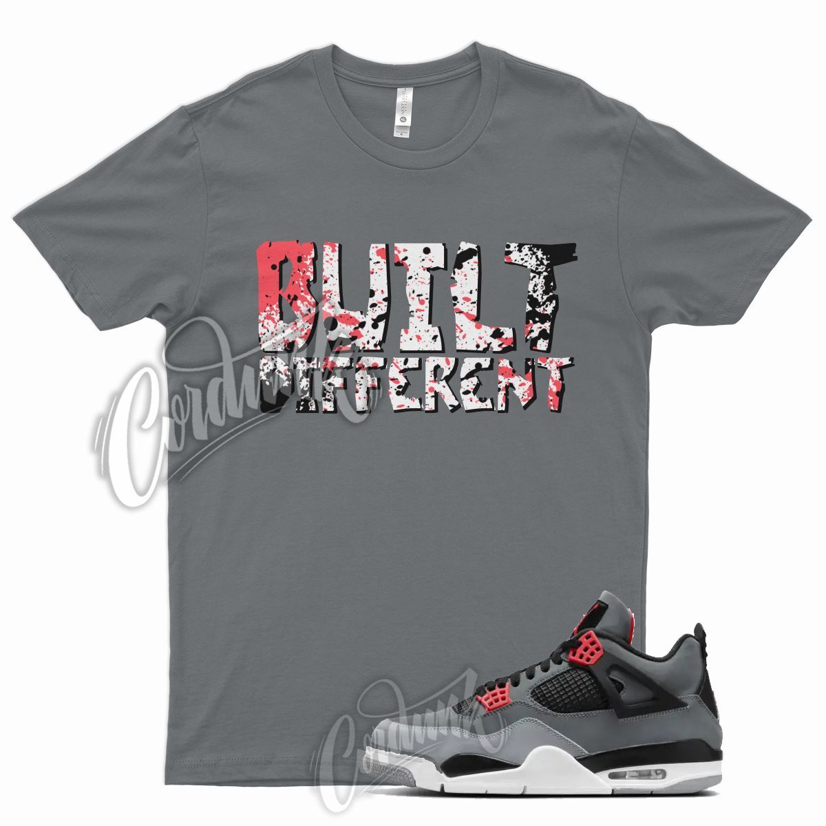 BUILT Shirt for J1 4 Infrared 6 Dark Grey 23 Black Cement Mid High Low 1 5 gallery