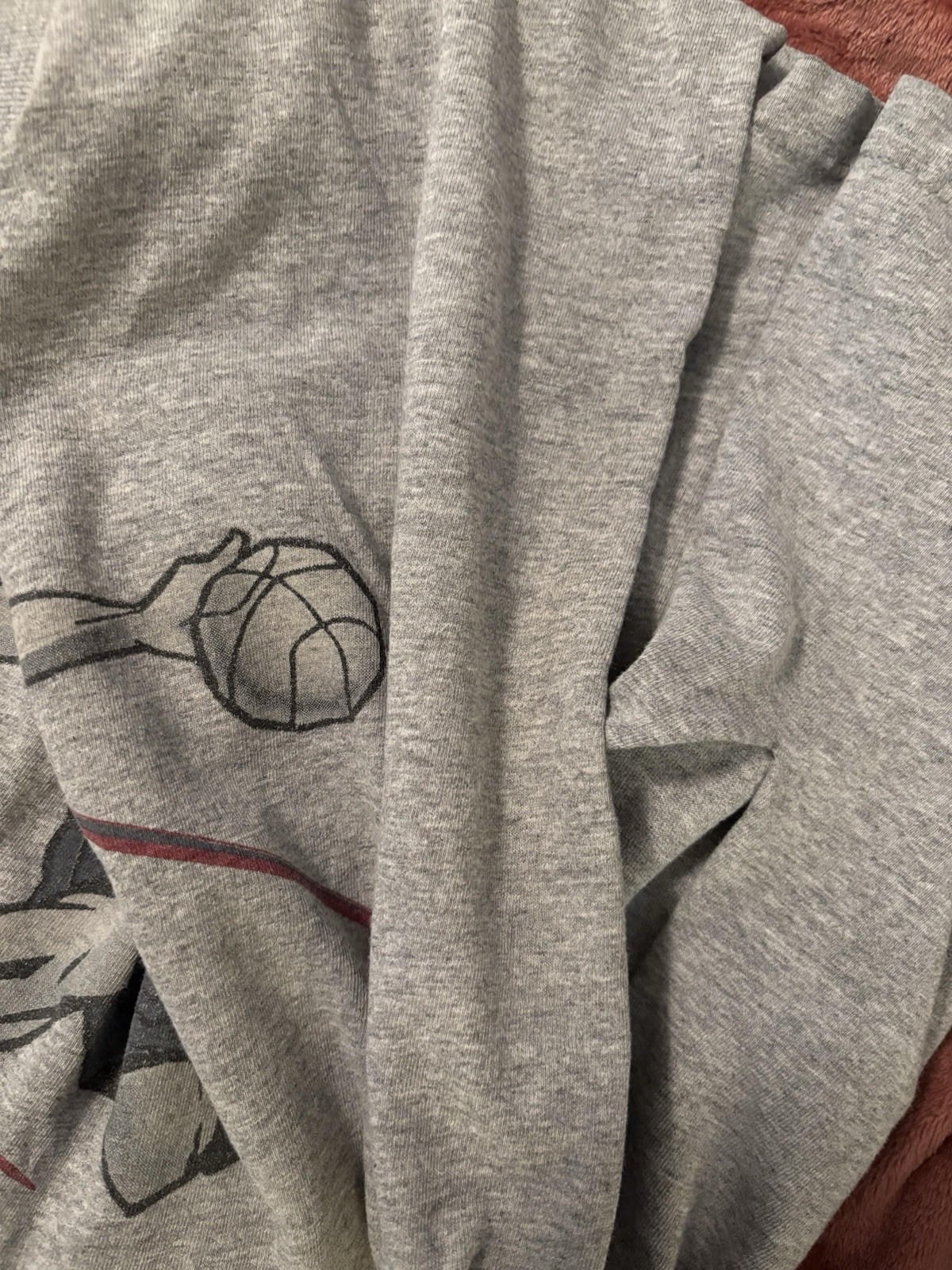 VTG AND1 Shirt Men Sz L Gray Tank Player Logo Sleeveless Tee Basketball Made USA gallery