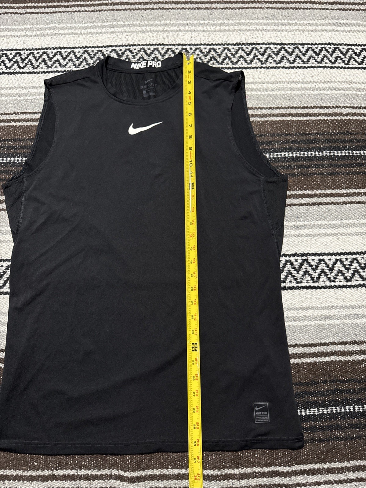 Nike Pro Tank Top Shirt Mens XL Black Dri-FIT 838087-010 gallery