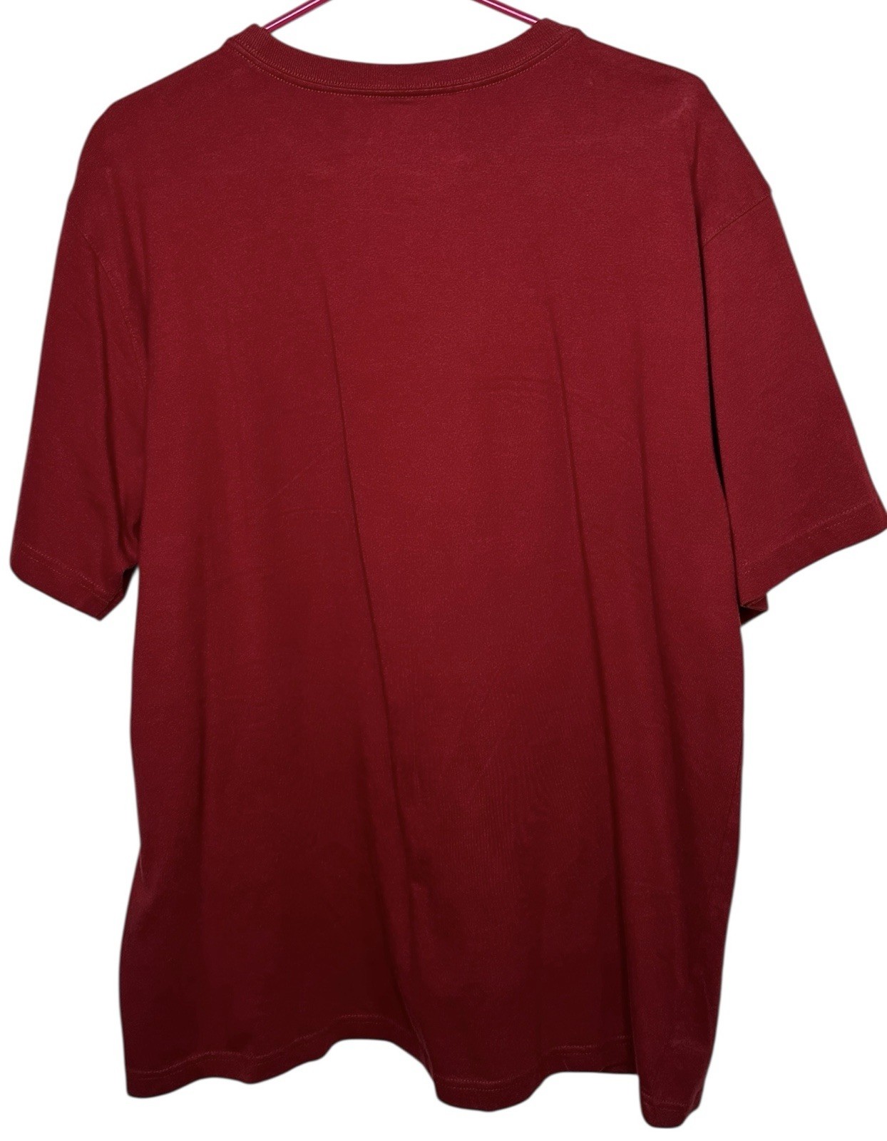 Outdoor Life Front Pocket T-Shirt Mens Sz Lg BURGUNDY River Washed Tee gallery