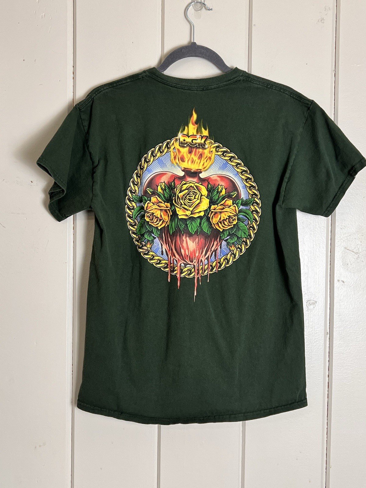 DGK Sagrado Tee Shirt Green Medium gallery