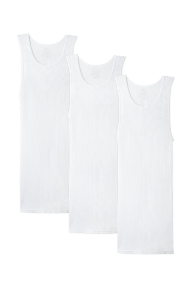 Fruit Of The Loom Men's Multi Pack Tank Top Tag-Free Cotton Athletic A-Shirts gallery