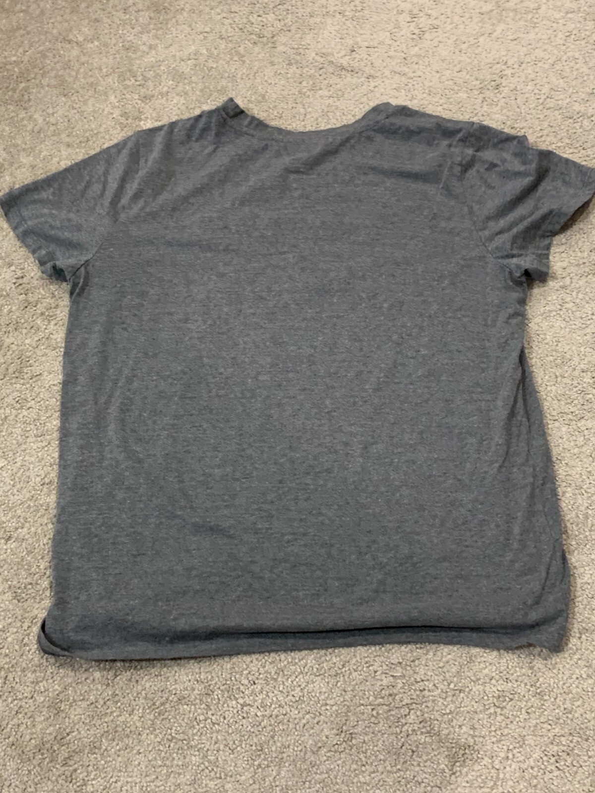 Mission Ridge Skull T Shirt Men's Size Large Gray White Orange Graphic Halloween gallery