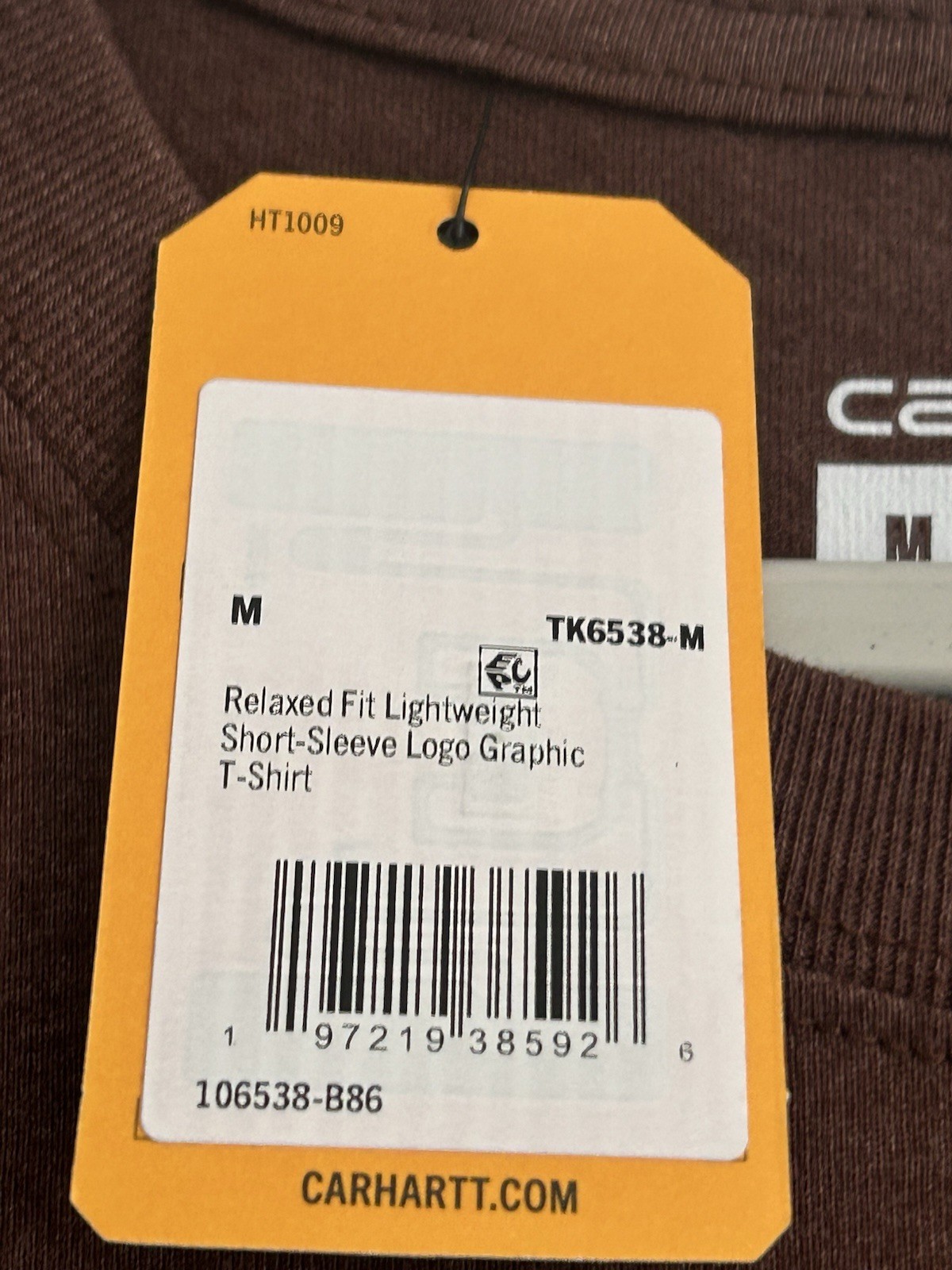 NWT Carhartt Men's Bundle Tees (2) Pcs/ See Full Description /Size Medium gallery