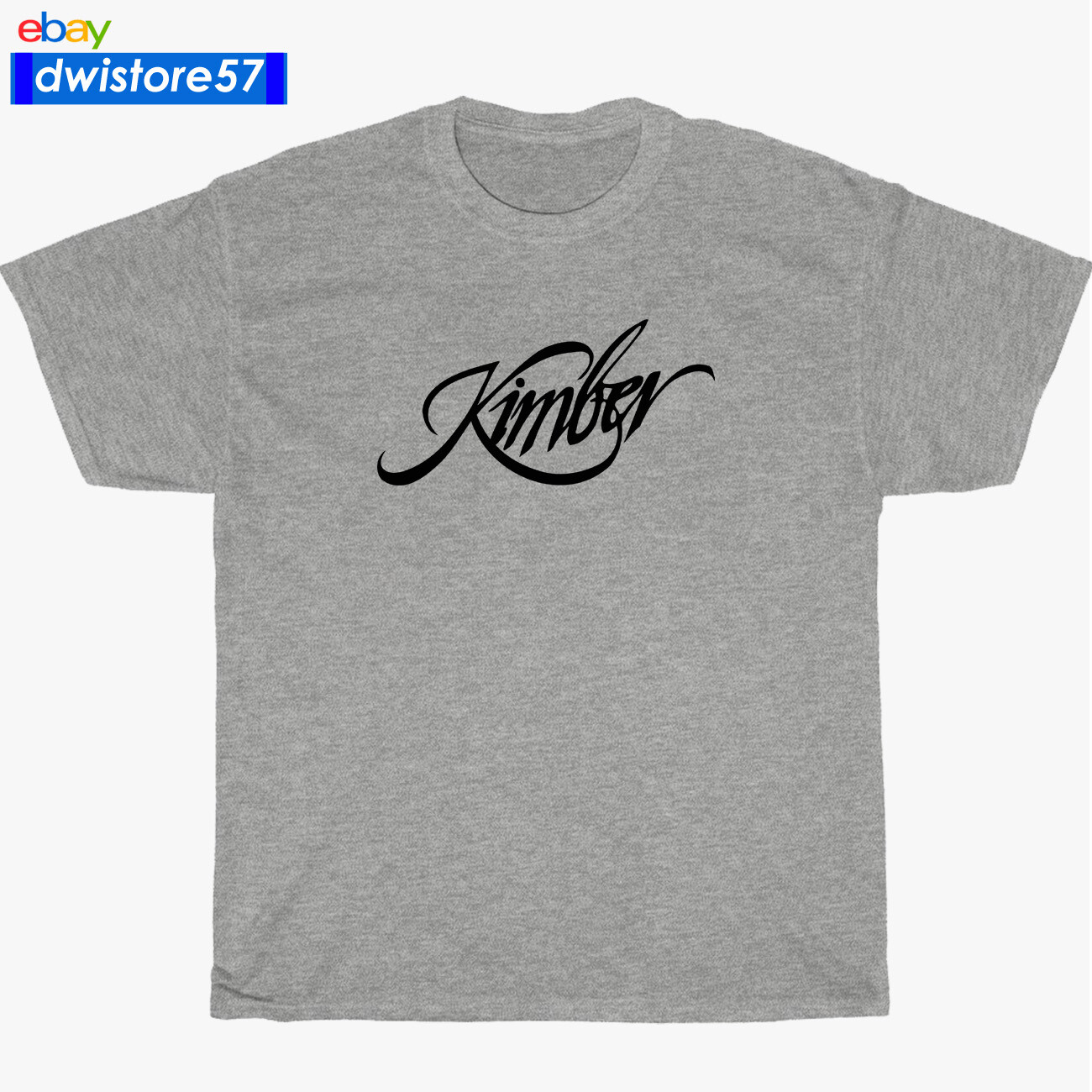 New Shirt Kimber Guns Firearms Logo Black/Navy/White/Grey Men's T-Shirt S-5XL gallery