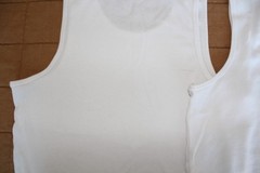 Mack Weldon 18-Hour Rib Tank Undershirt Lot 2 White Cotton Modal Men’s Medium M