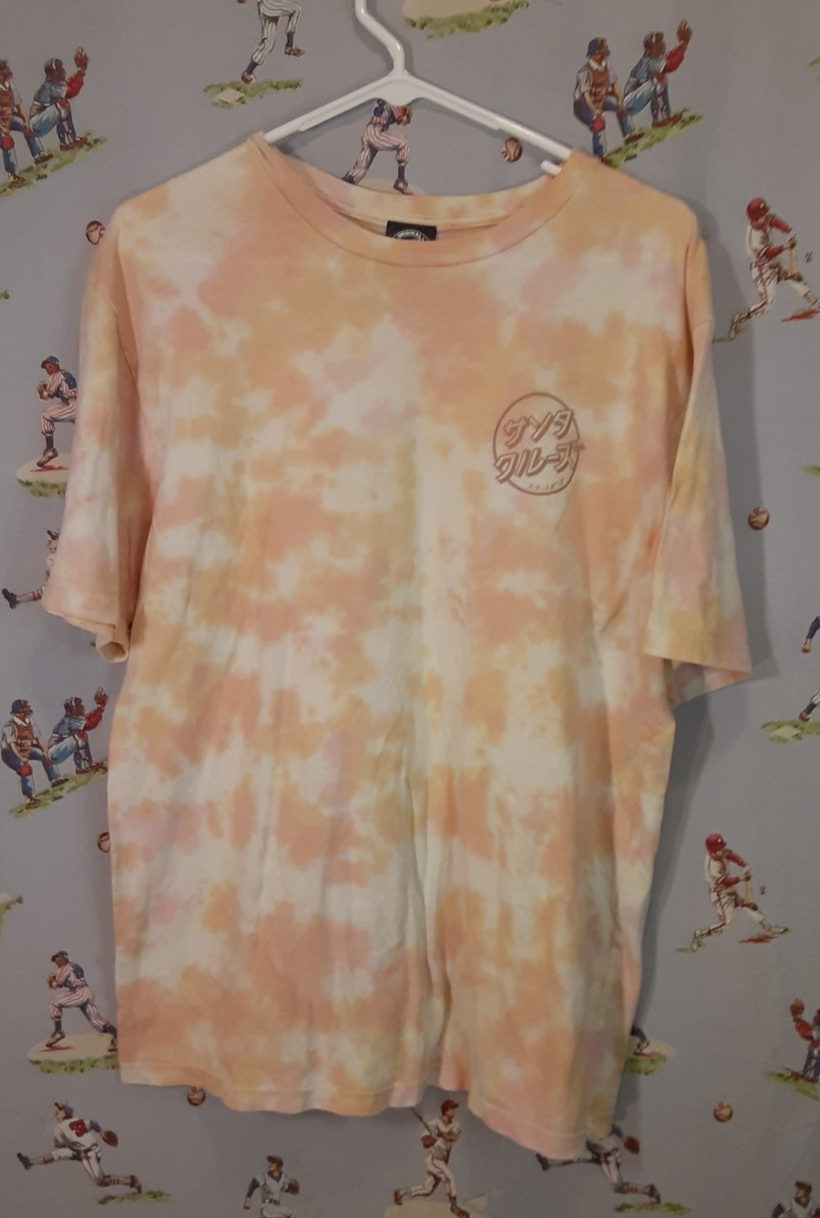 🛹 Santa Cruz Tie-Dye Dot Graphic T-Shirt See Measurements Skate Surf gallery