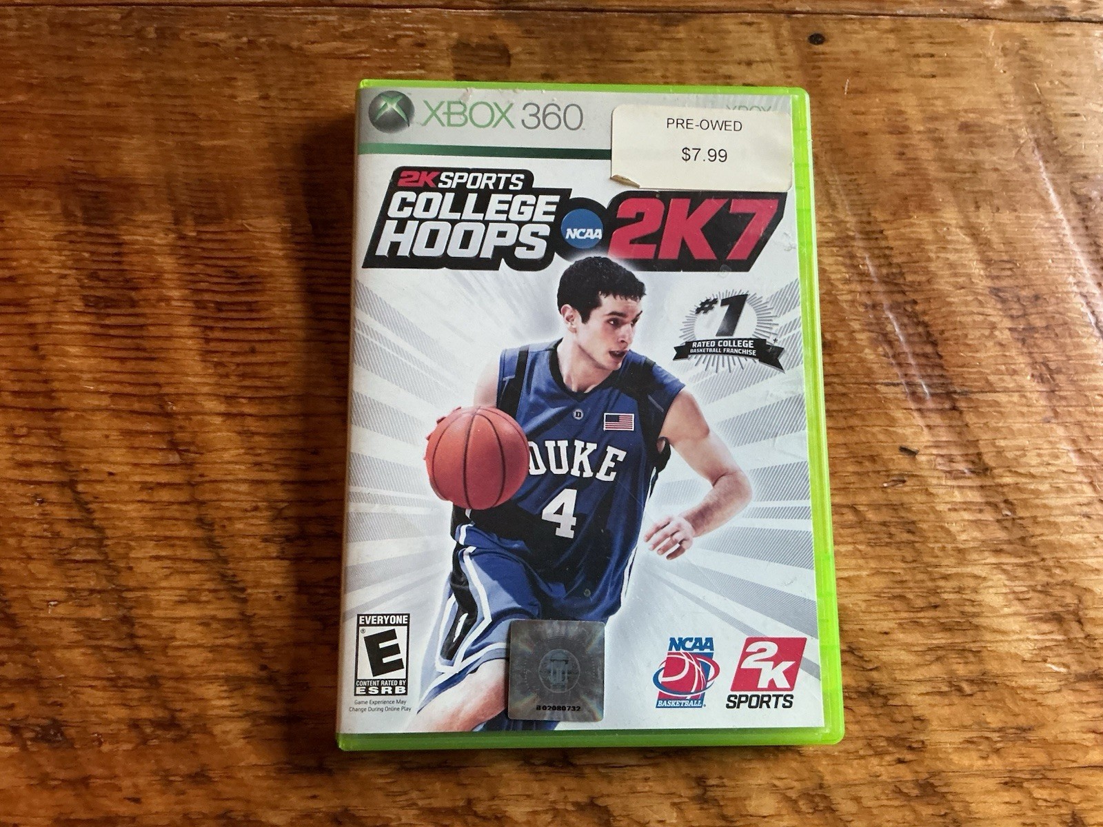 College Hoops NCAA 2K7 – Xbox 360 CIB Complete with Manual Tested