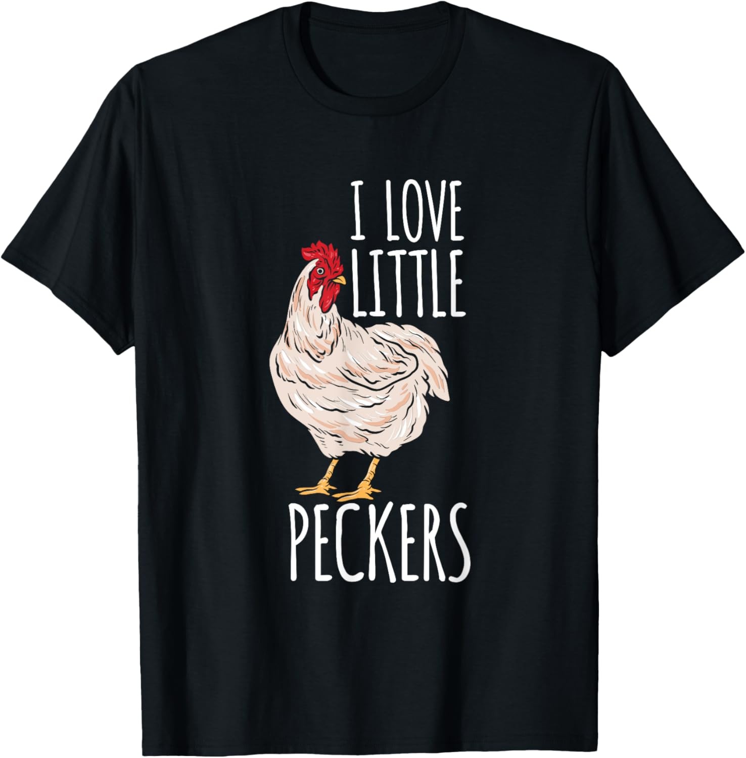 Life On A Farm I Love Little Peckers Funny Chicken Lover T-Shirt gallery