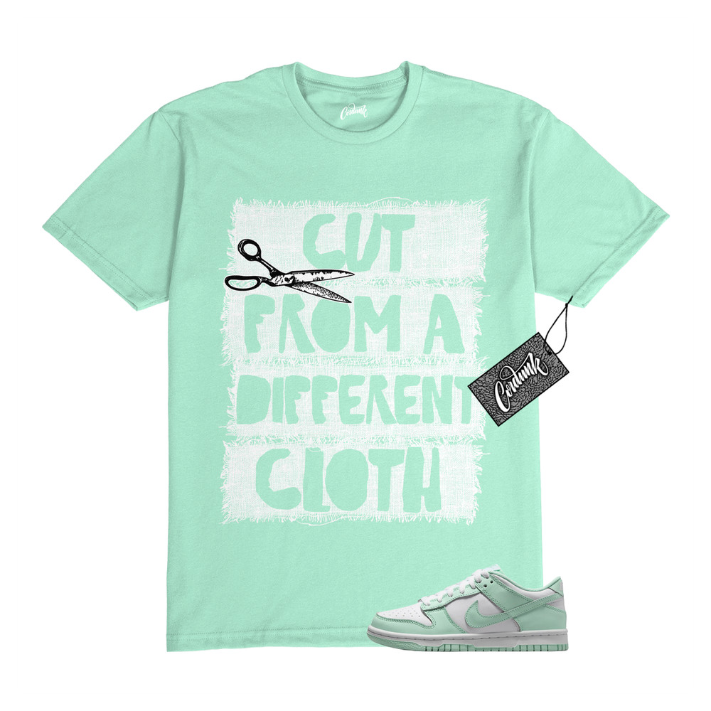 Dunk Low Mint Foam White Air Force 1 T Shirt to Match CUT