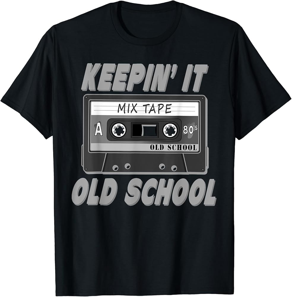 Old School Hip Hop 80s 90s Mixtape T-Shirt gallery