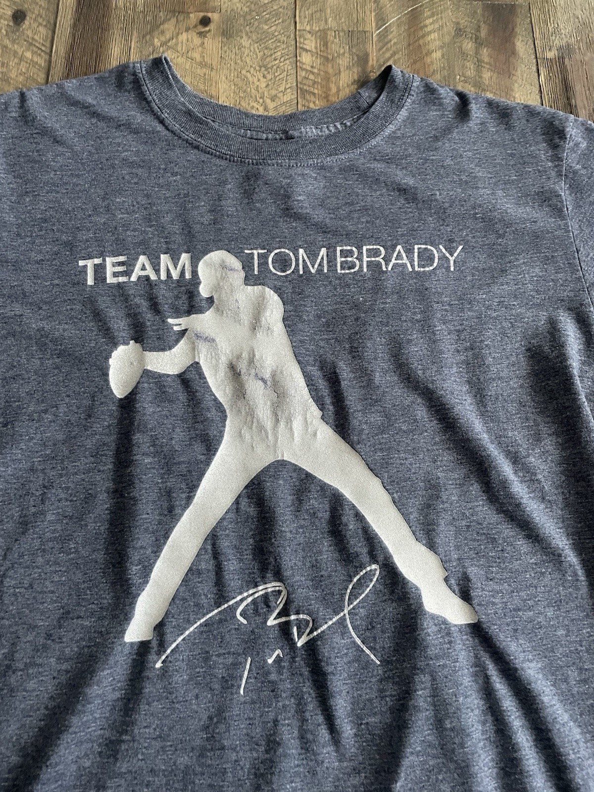 Team Tom Brady x Best Buddies T-Shirt (Men's Large) Sillohuette 2-Sided #12 TB12 gallery
