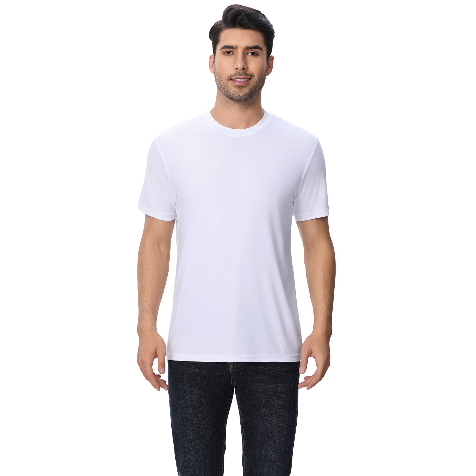 Zfeel Performance Pure Dry Fit Shirt Value 6 Pack Men Mix Color Short Sleeve Tee gallery