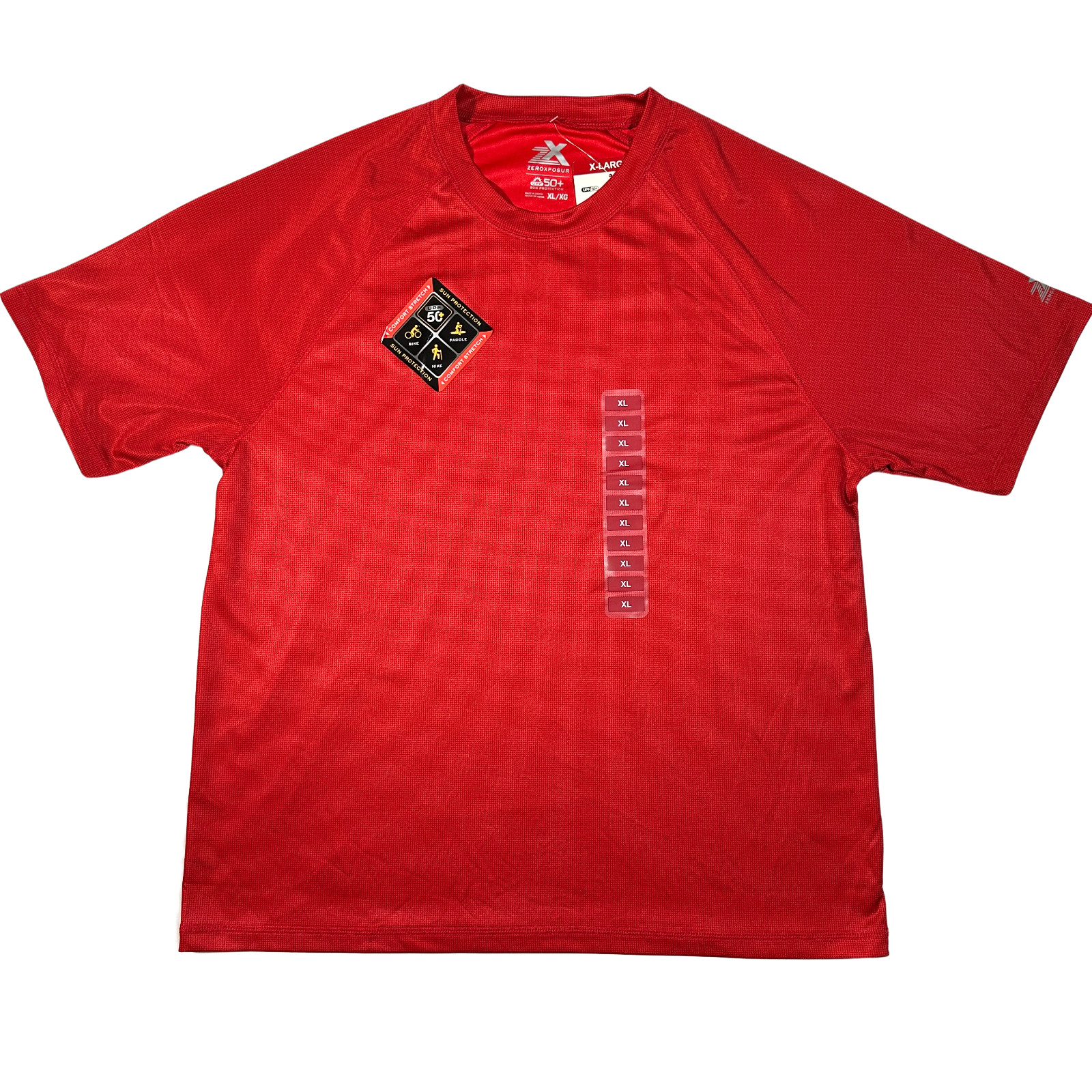 NEW - ZeroXposur - Men's Short Sleeve Rash Guard Sun Protection Tee gallery
