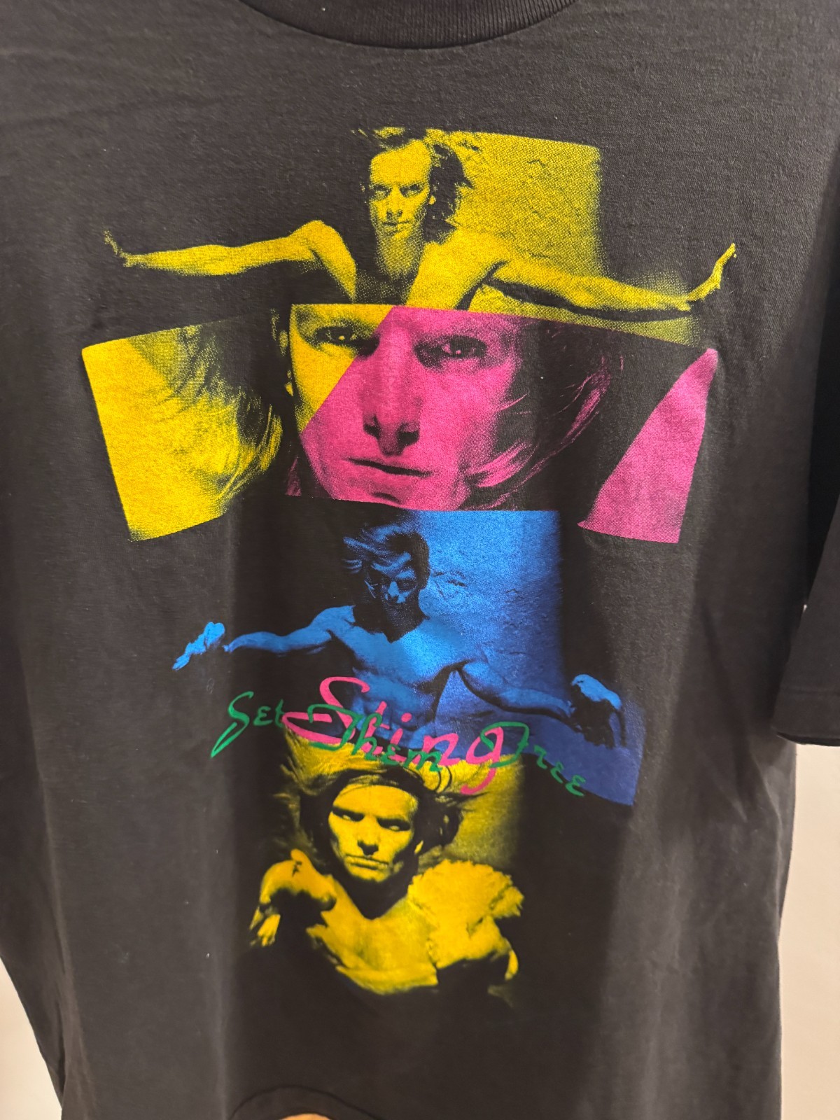 Vintage 90's Sting Set Them Free T-Shirt XL Made In USA gallery