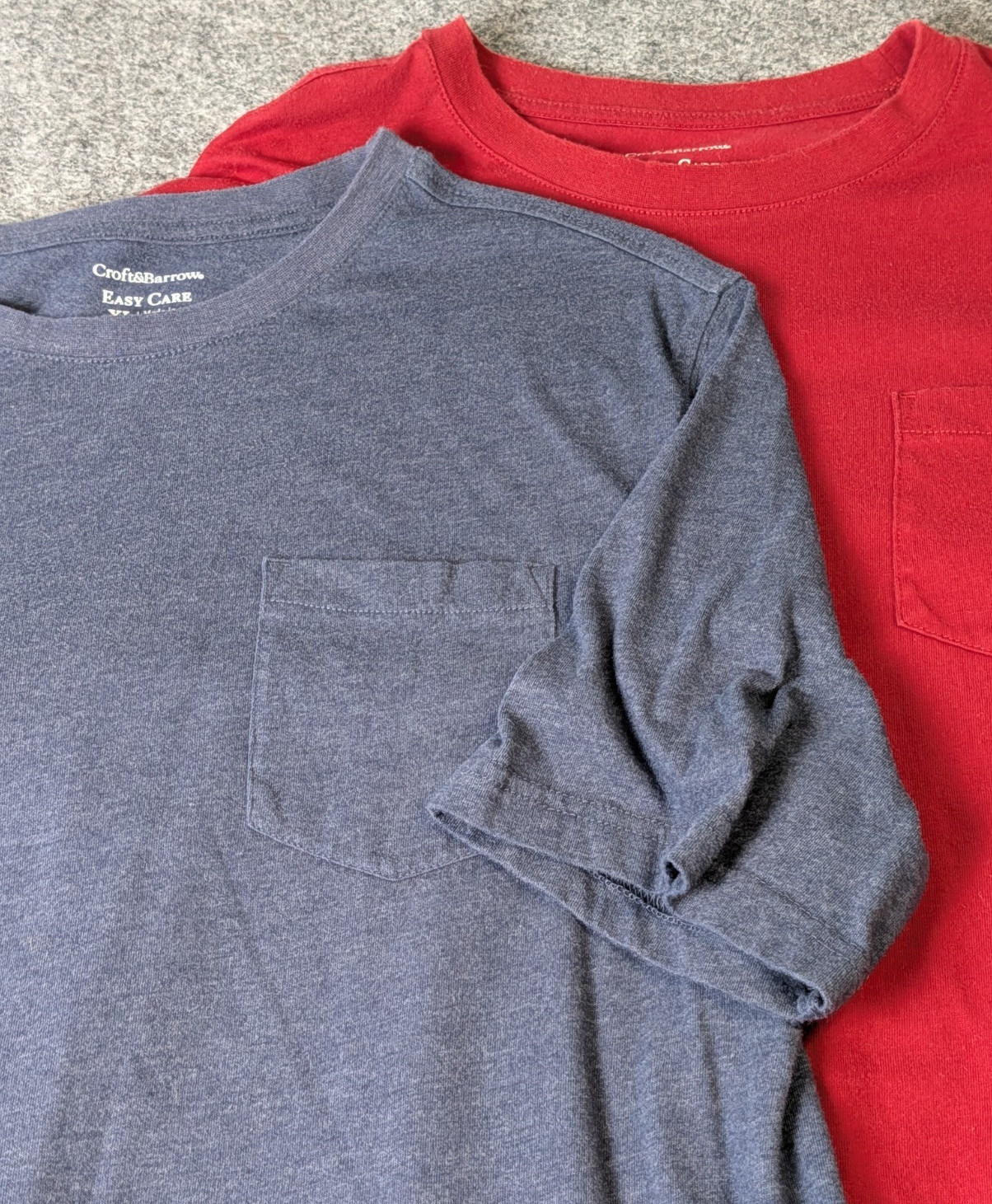 Croft & Barrow Easy Care T-Shirt Crew Neck Cotton Blend Men's XL Lot of 2 gallery