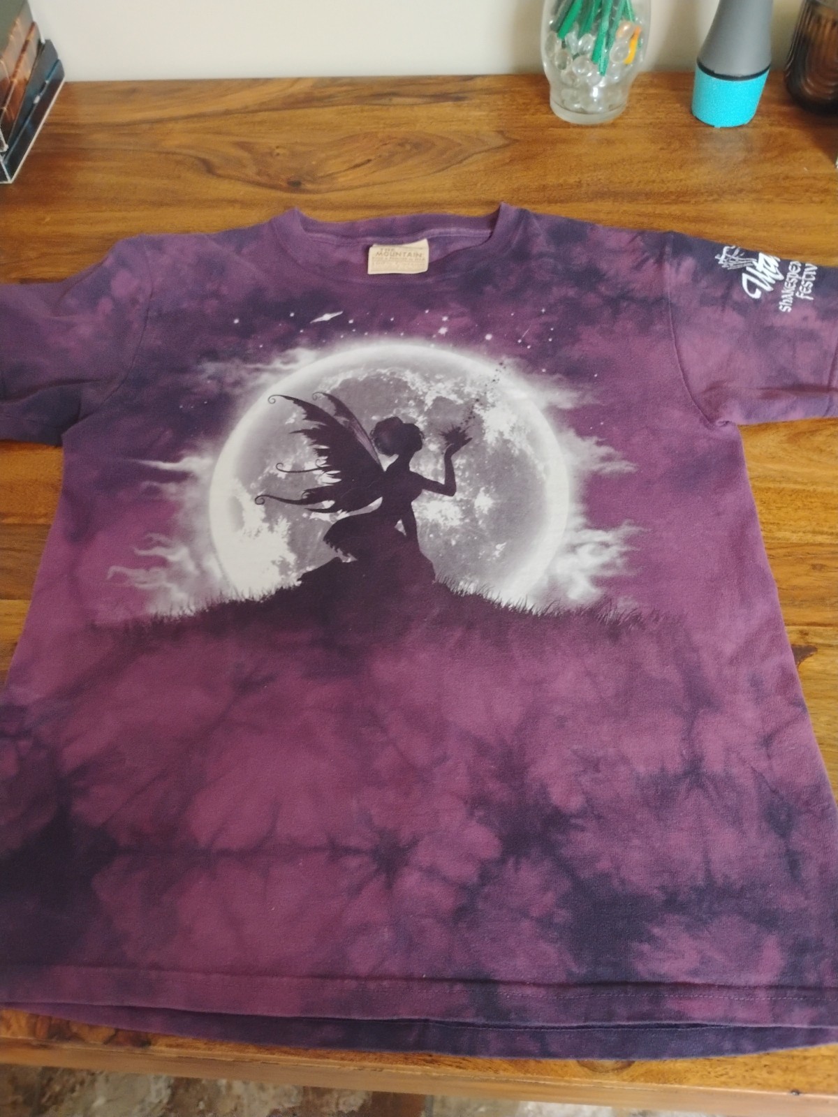 The Mountain Fairy Moon Shirt Mens Fits M Tie Dye RARE Utah Shakespeare Festival gallery