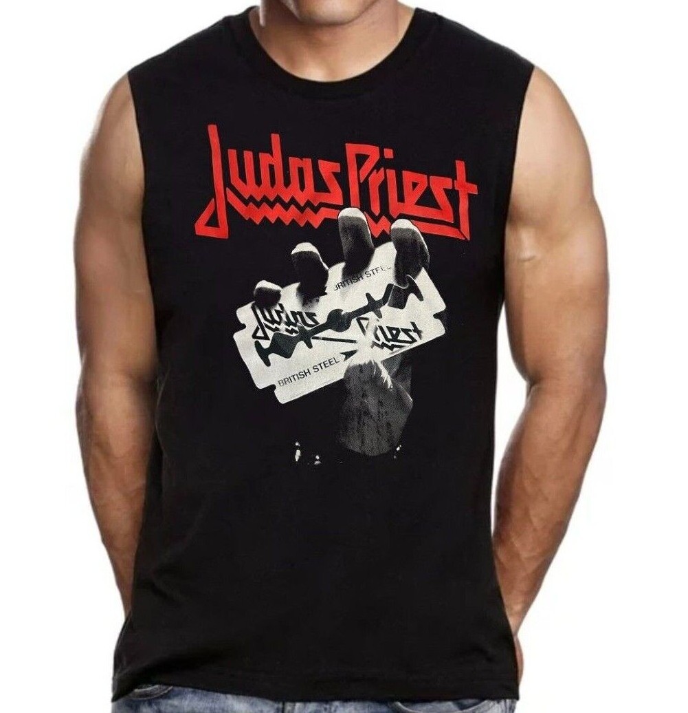 Judas Priest English Heavy Metal Band Men's Black Muscle Shirt gallery