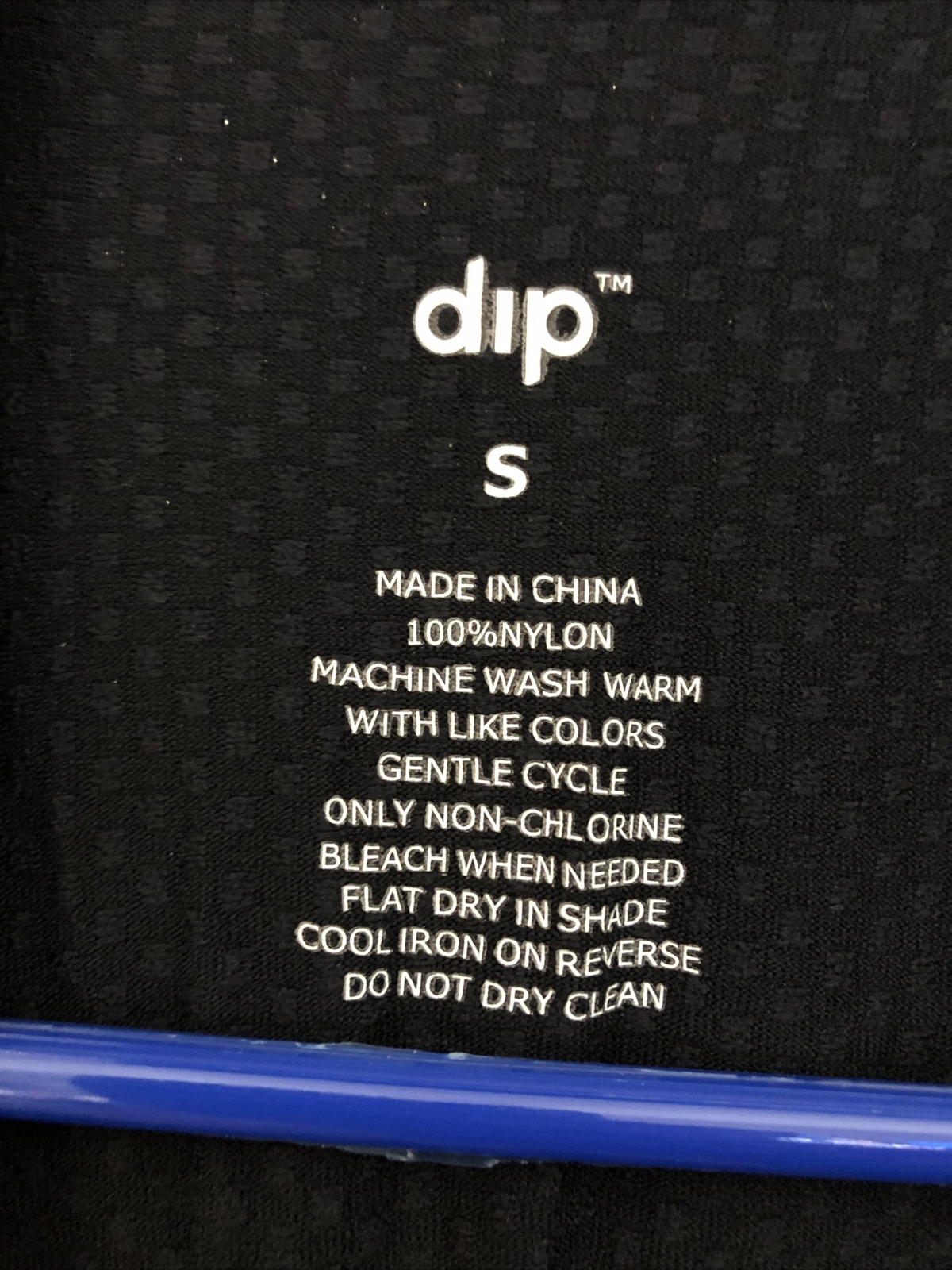 dip Apparel Mens Activewear Sz S Black Nylon Short Sleeve Tee Shirt T-Shirt gallery