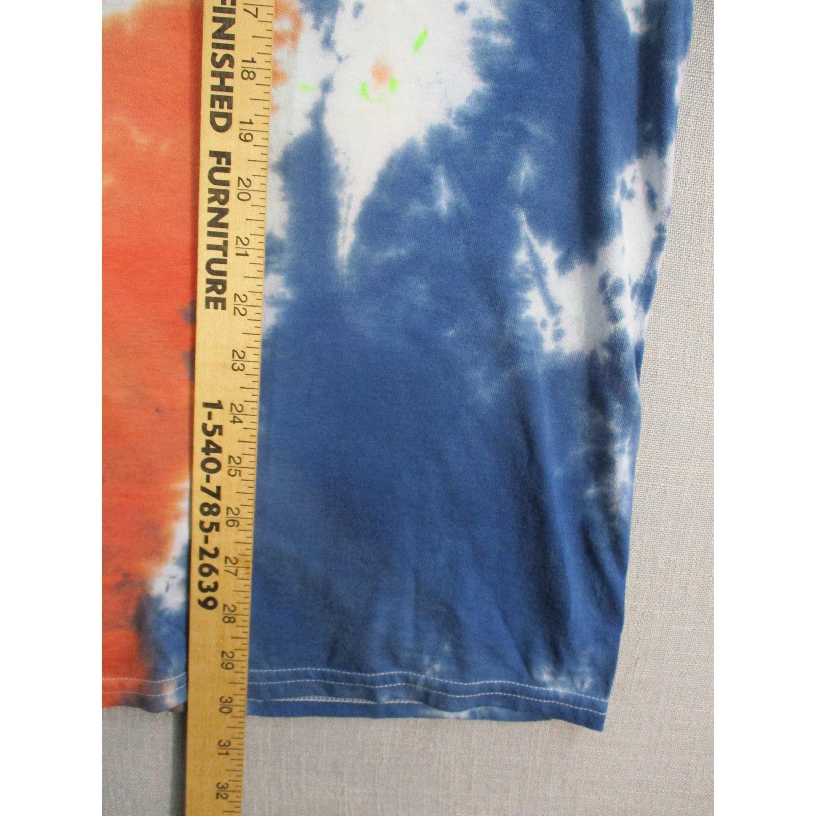 GILDAN Multi Color Psychedelic Festival Tie Dye T Shirt Mens Unisex Size XL gallery