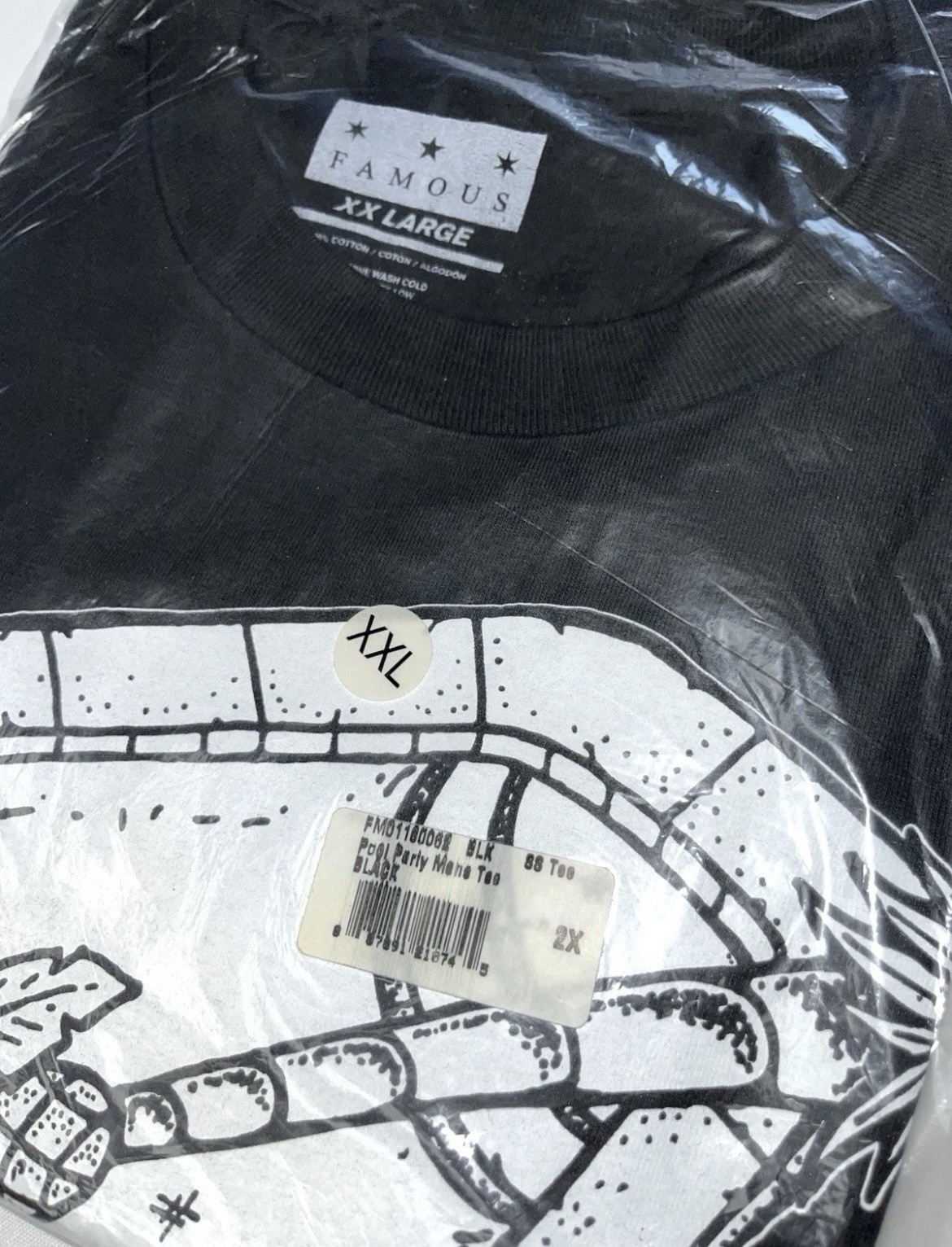 Famous Stars And Straps Skate Pool Shirt NWT 2XL Travis Barker Blink 182 Y2K gallery