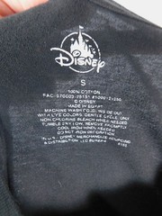 Walt Disney World Multicolor Logo Graphic T-Shirt S Black Cotton Unisex