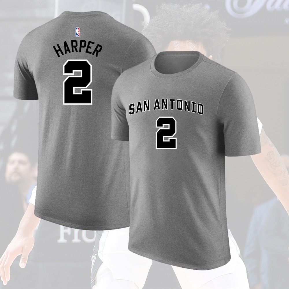HOT! Dylan #2 Harper San Antonio Team 2026 Name and Number Fan Look Full Size gallery