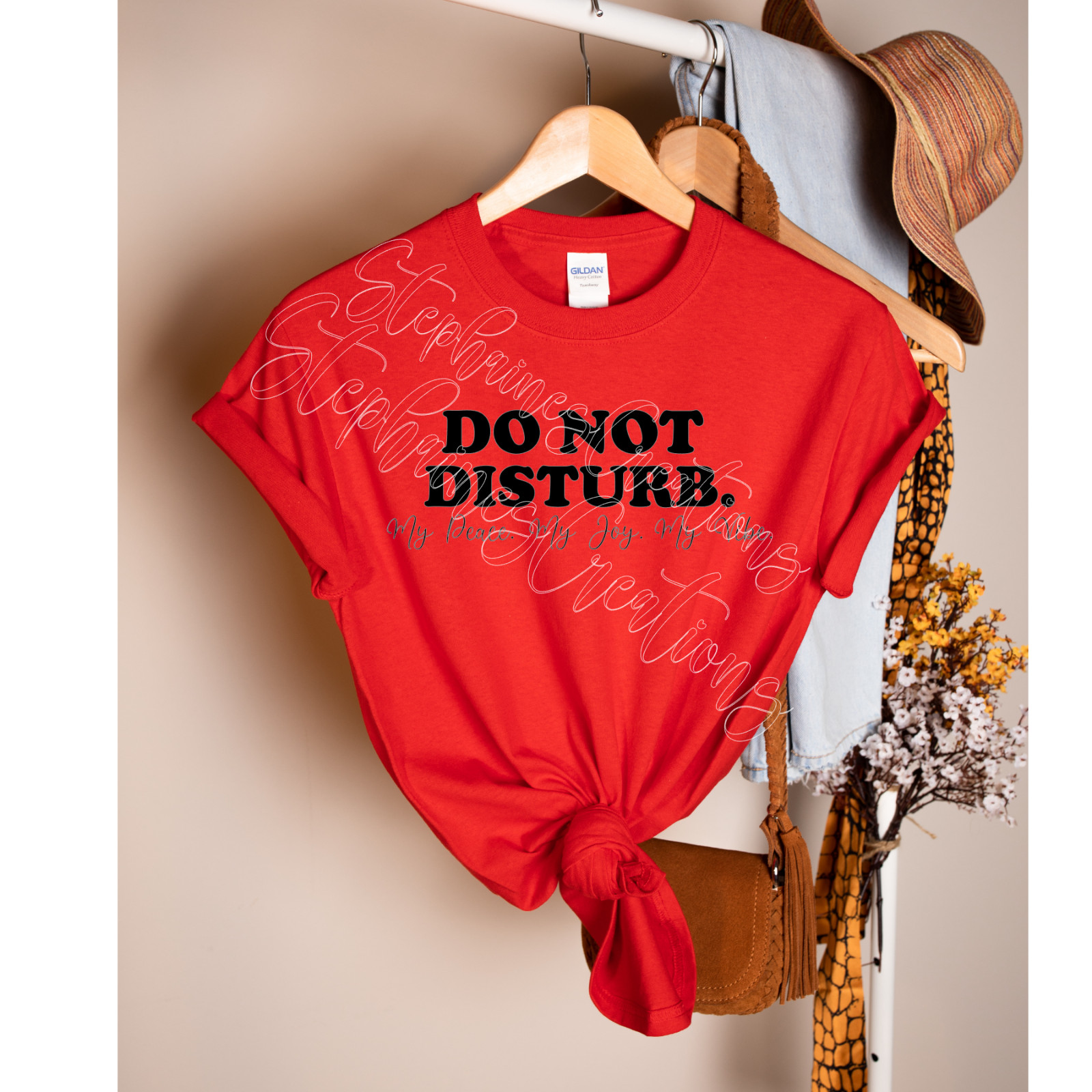Do Not Disturb My Peace, My Joy, My Vibe T-Shirt Glitter Available! gallery
