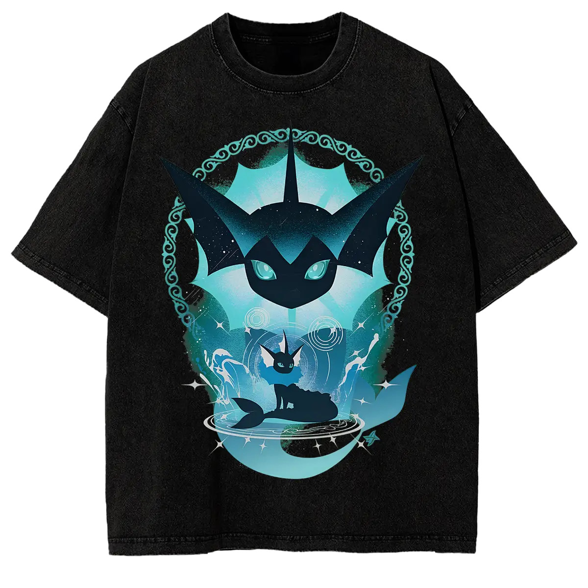 Eevee Evolution Tee Vaporeon Anime T-Shirt