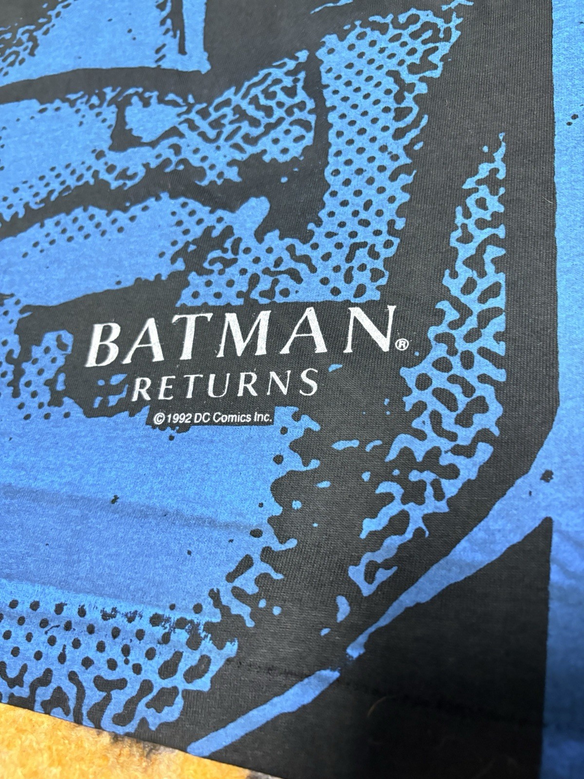 INSANELY RARE VINTAGE 1992 Batman Returns AOP Movie Promo T-Shirt XL/DEAD-STOCK gallery