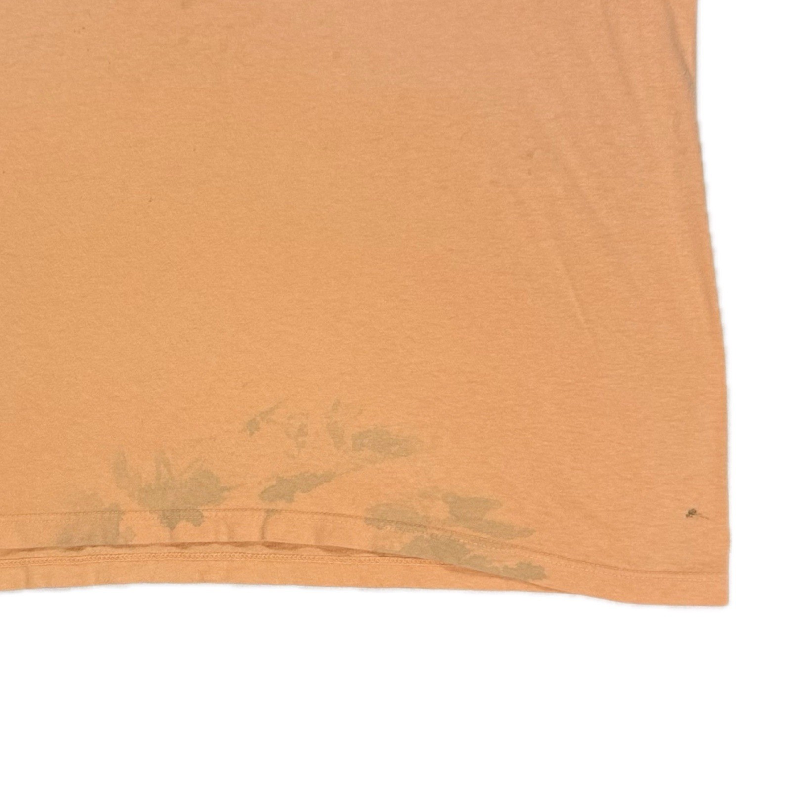 Vintage 90s Polo Ralph Lauren orange teal pony single stitch t shirt men large gallery