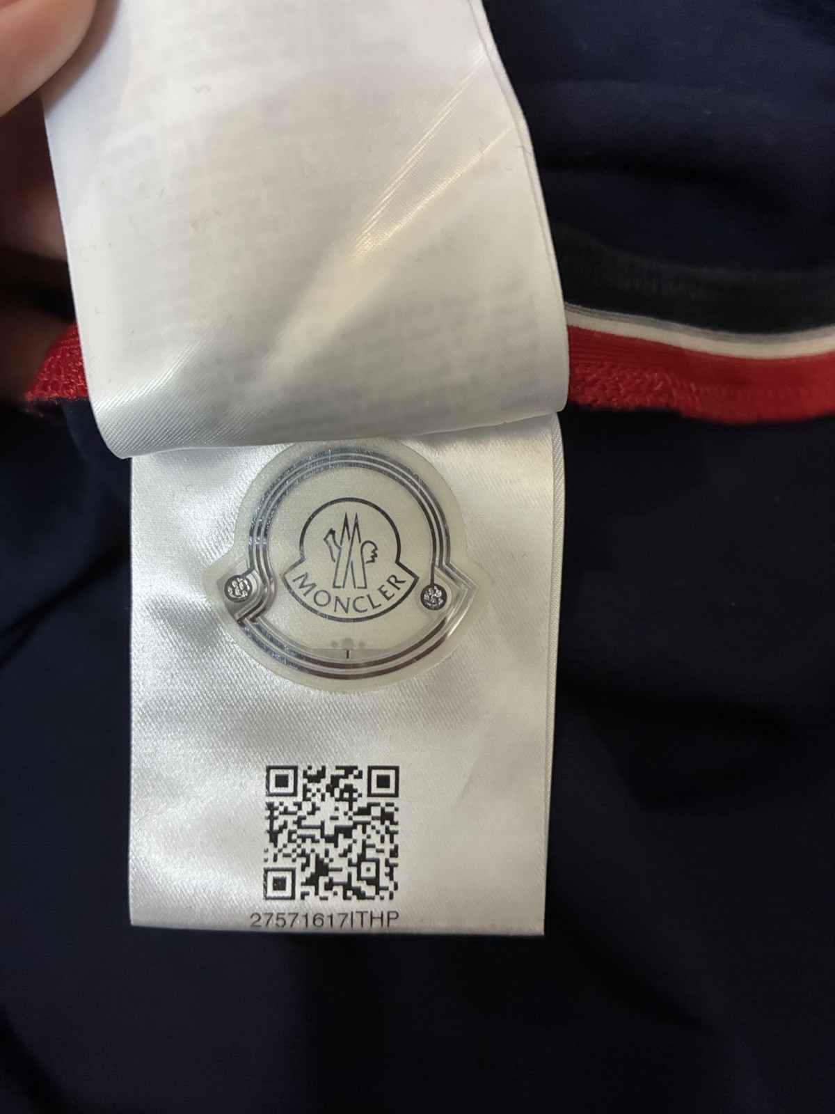 Moncler Shirt Mens Slim Fit Logo Patch Crewneck Short Sleeve $395 gallery