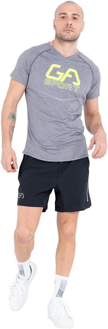 Gym Aesthetics Men's Athletic Sport Shirt Workout Gym Quick Dry Exercise Medium gallery
