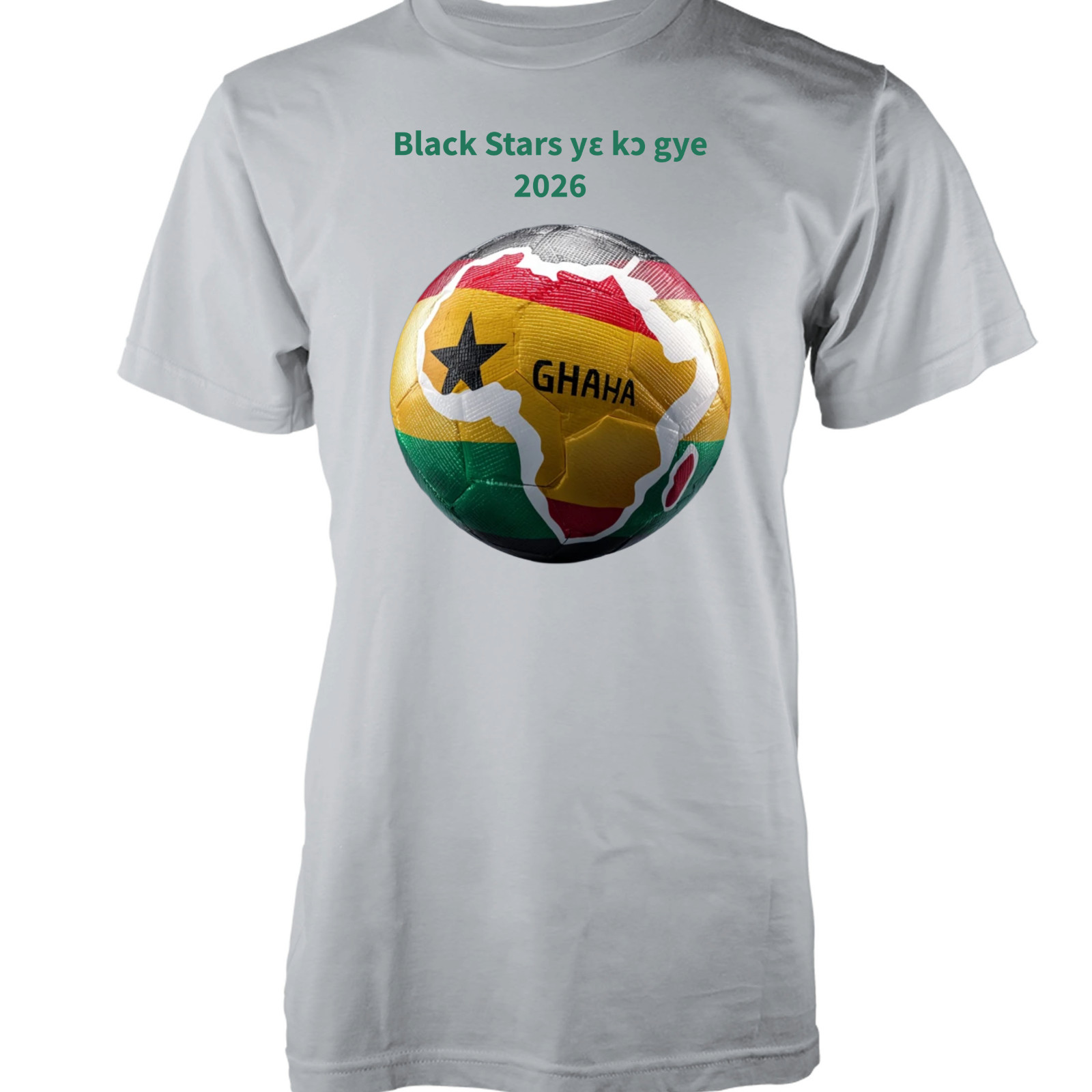 Free Personalisation 2026 World Cup Football Ghana Cotton T-Shirt Adult gallery