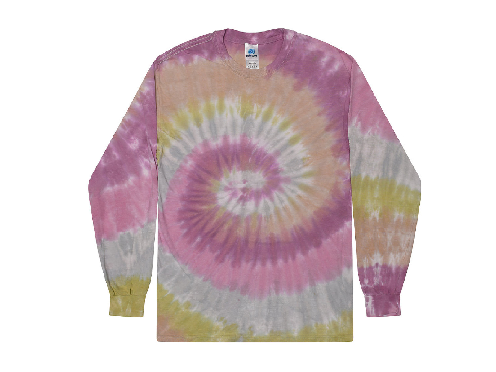 Long Sleeve Tie Dye T-Shirts Multicolor Adults & Kids Size Cotton Colortone gallery