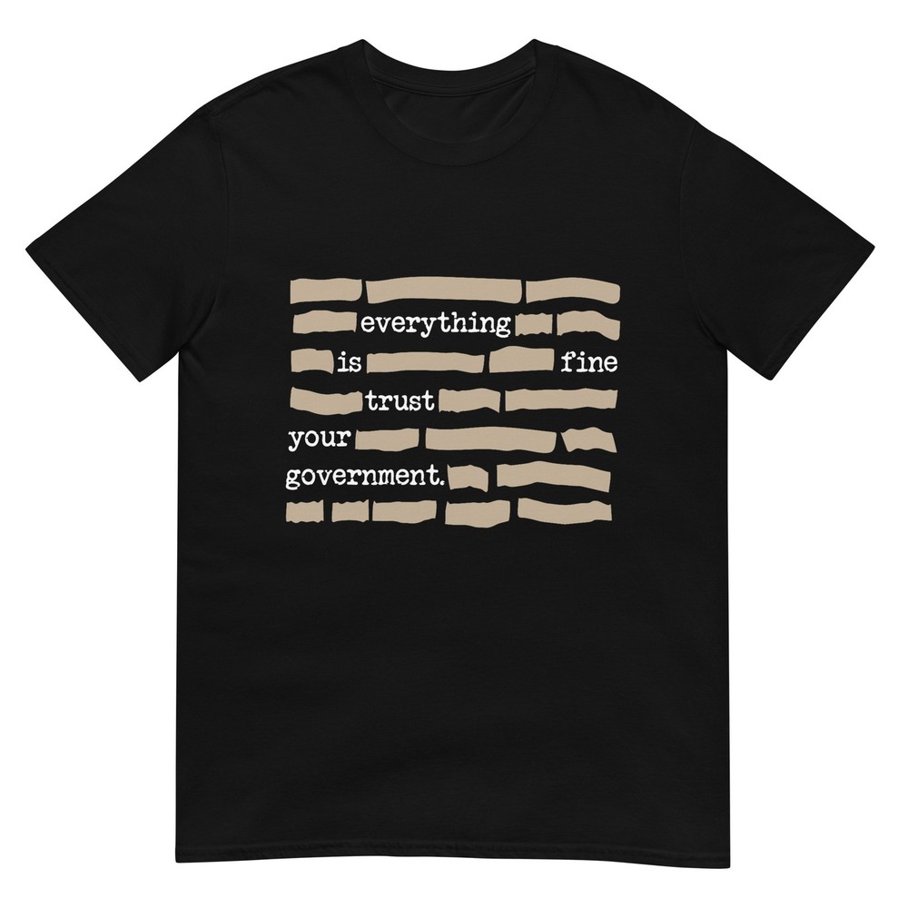 Everything is Fine Trust Your Government T-Shirt