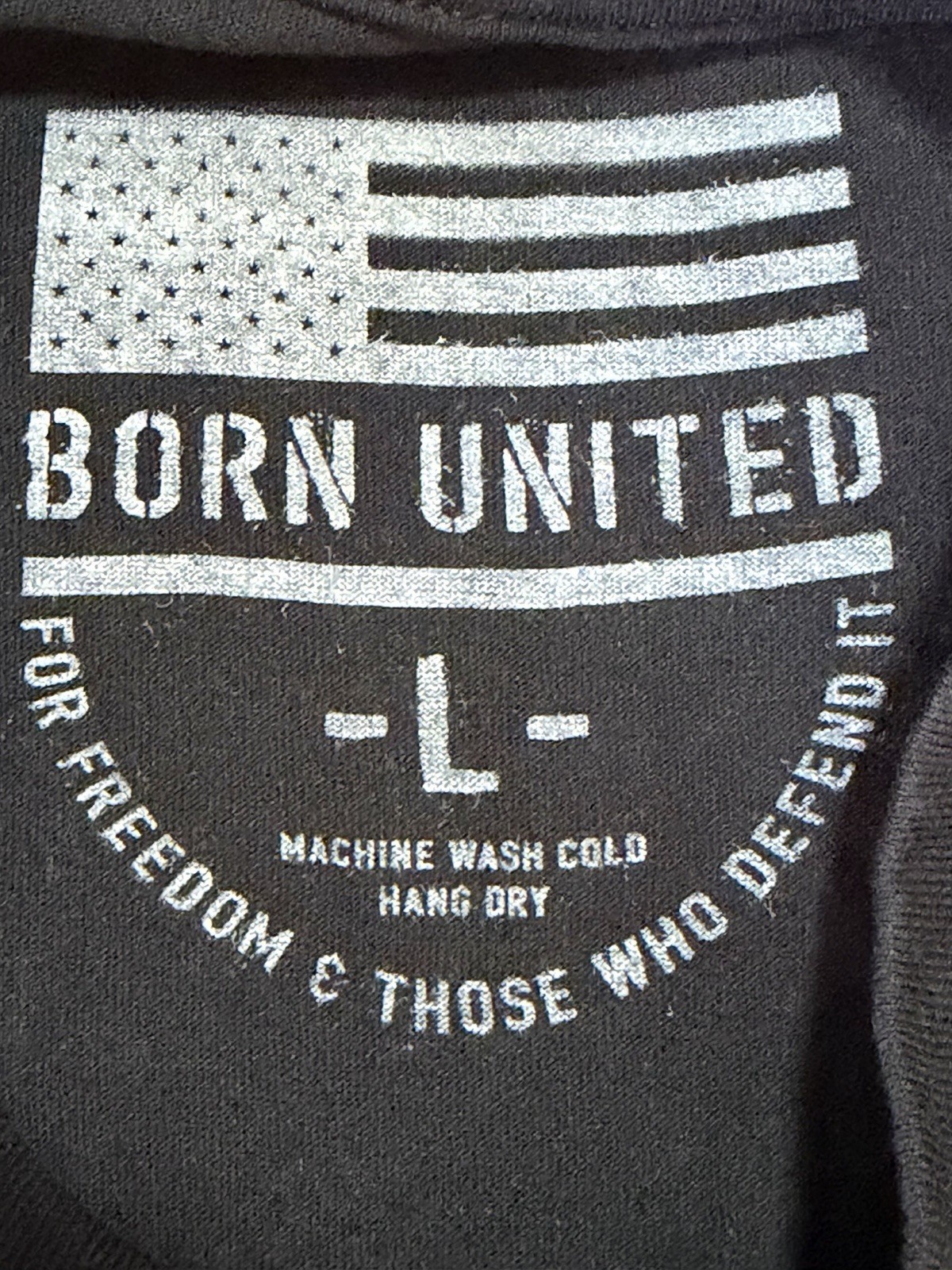NWOT Born United Private Label Betty Boop Tee - Military USA American Patriotic gallery